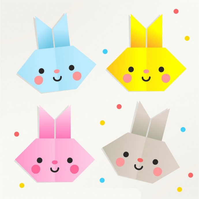 Зайки-оригами Зайки-оригами