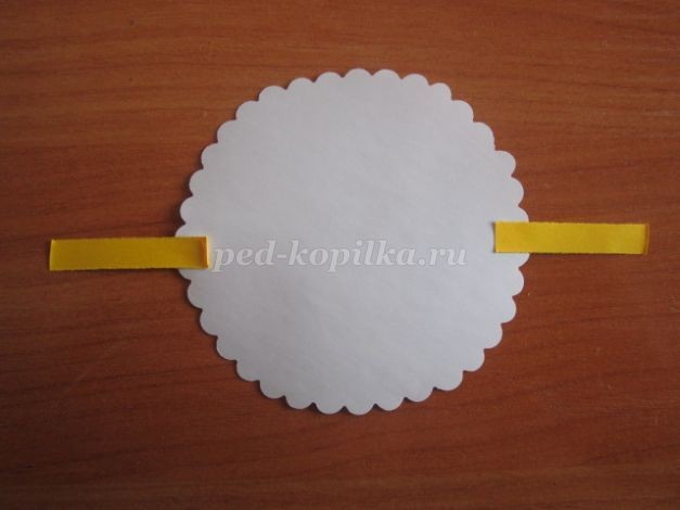Солнышко из бумаги