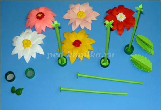Цветы из бумаги: мастер-класс