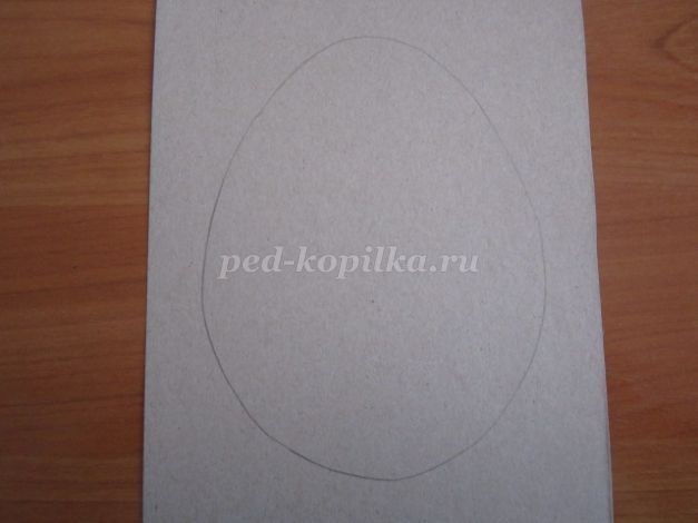 Пасхальная открытка детскими руками: часть 1