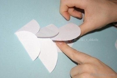 ​Новогодняя аппликация с ёлочкой