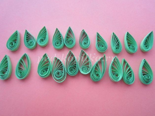 Объёмная новогодняя ёлка в технике квиллинг: часть 2 Объёмная новогодняя ёлка в технике квиллинг: часть 2