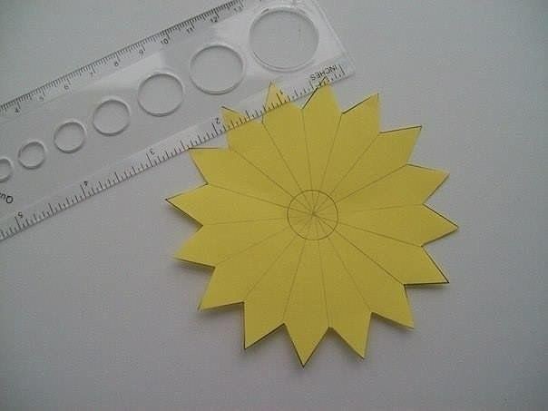 Астры из бумаги