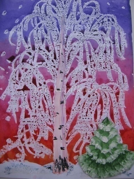 ​Белая берёза под моим окном