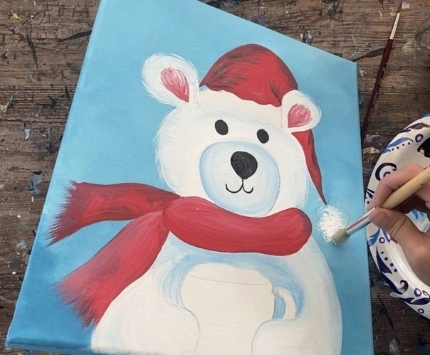 Мишка с чашкой чая Мишка с чашкой чая