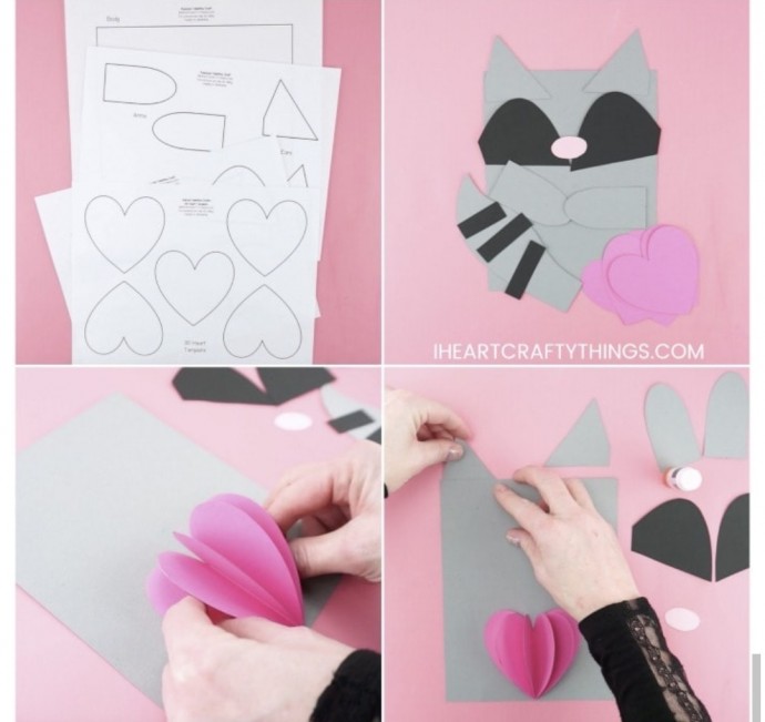 Лисенок и енот