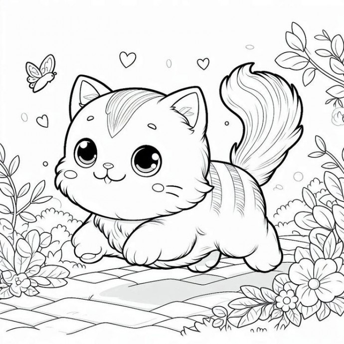 ​Милые зверята: раскраски для малышей