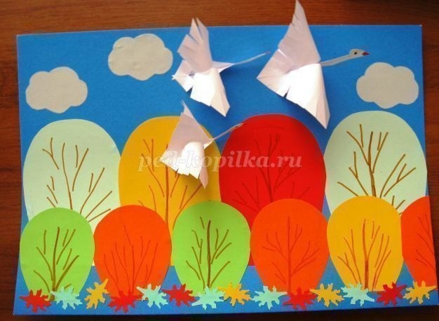 Птицы над лесом Птицы над лесом