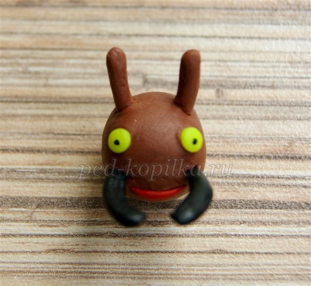 Поделки из пластилина: муравьи Поделки из пластилина: муравьи