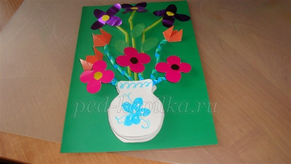 Букет летних цветов в вазе: мастер-класс Букет летних цветов в вазе: мастер-класс