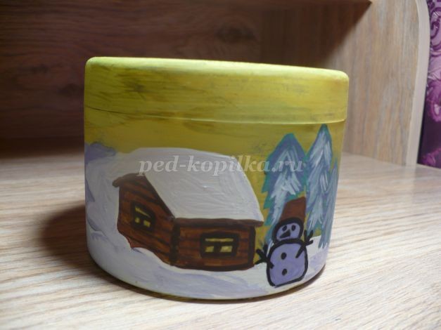 Роспись банки гуашью: часть 3