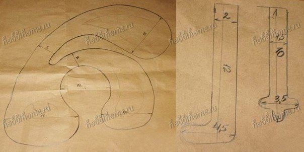 Игрушки-подушки с выкройками