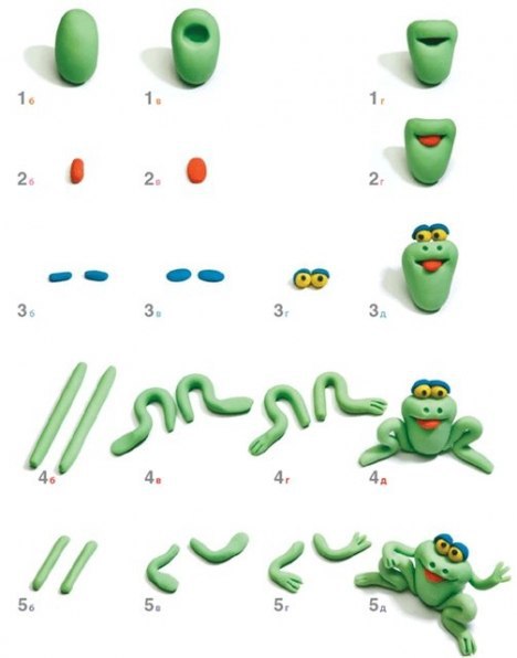 Лепка забавных животных