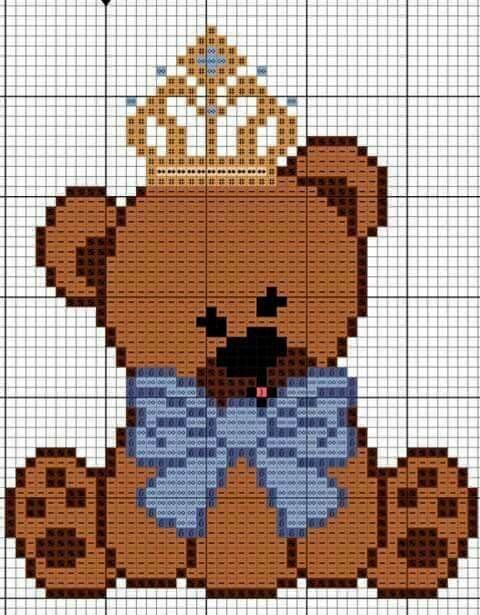 Вышиваем с детьми медвежат Вышиваем с детьми медвежат