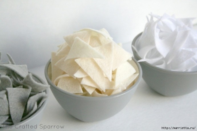 Ёлочки из фетра Ёлочки из фетра