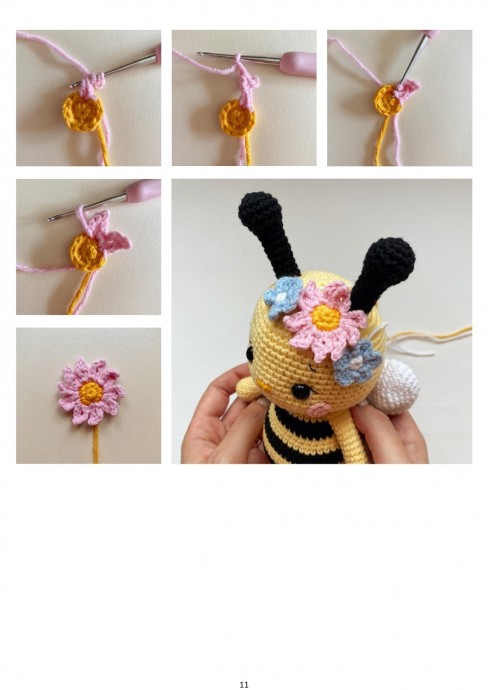 Пчёлка из пряжи