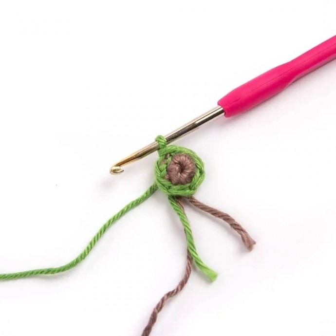 Ёлочка из пряжи Ёлочка из пряжи