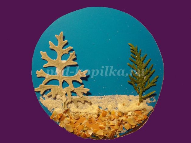 ​Аквариум с использованием природного материала