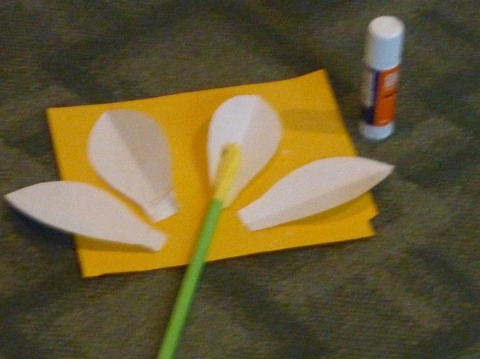 Бумажные подснежники