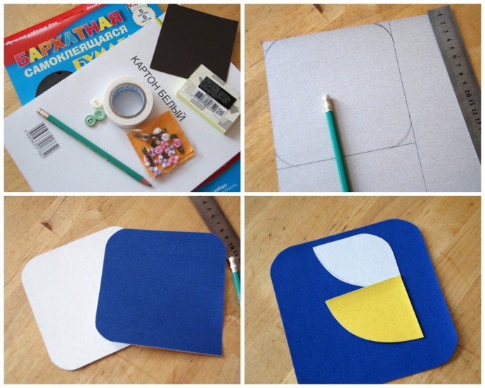 Фоторамка-магнит с блоком для записей Фоторамка-магнит с блоком для записей