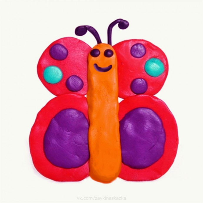 Идеи лепки бабочек из пластилина