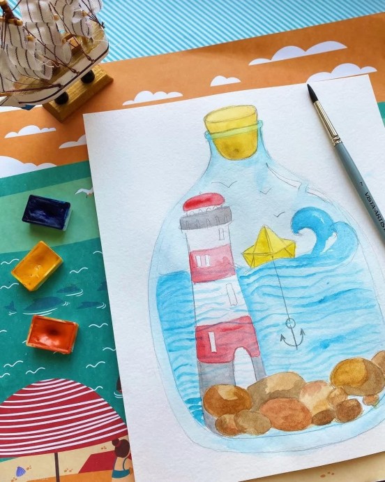 ​Мир в бутылке