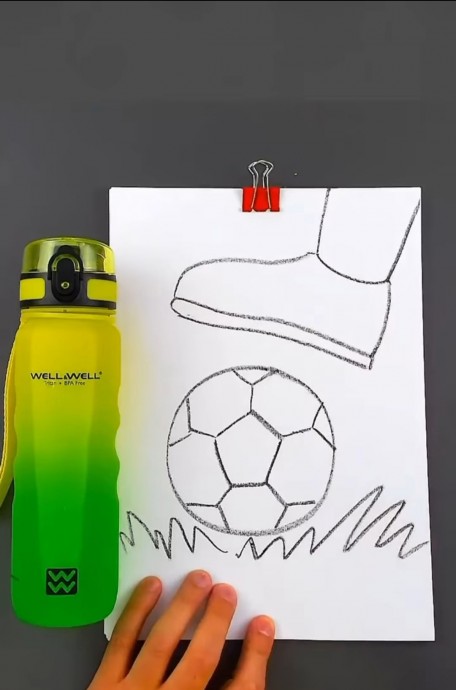 Рисуем футбол