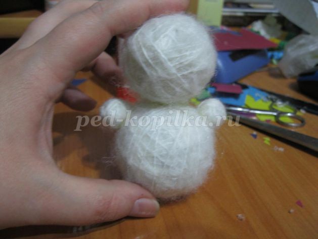 Сани Деда Мороза детскими руками: мастер-класс, часть 3