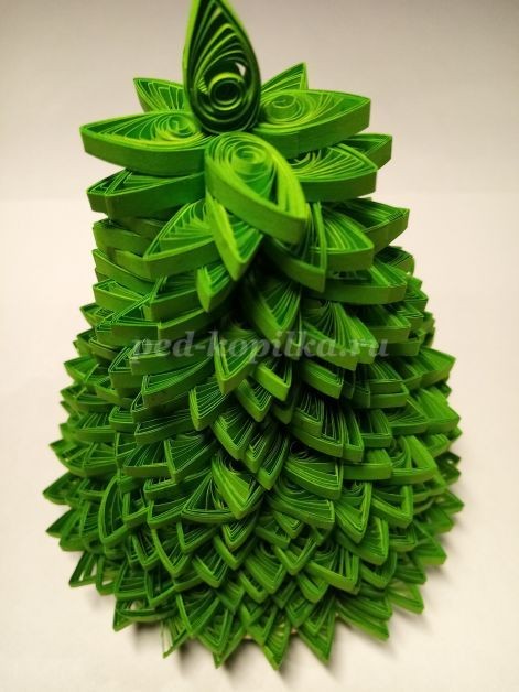 Ёлочка в технике квиллинг: часть 2 Ёлочка в технике квиллинг: часть 2