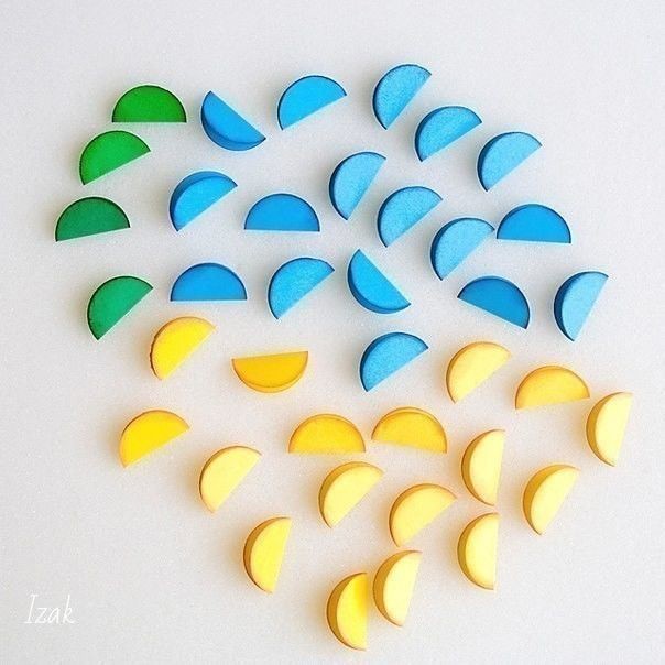 Цветочки из бумажных кружочков Цветочки из бумажных кружочков