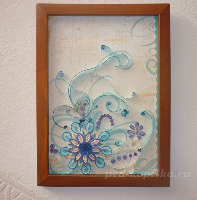 Шоколадно-бежевый микс квиллинга Шоколадно-бежевый микс квиллинга