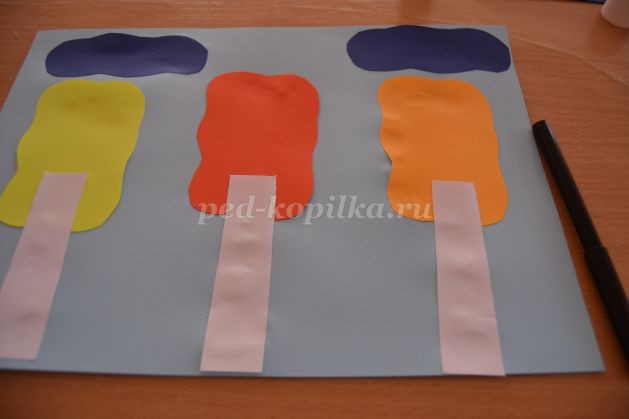 ​Осень из цветной бумаги: часть 2