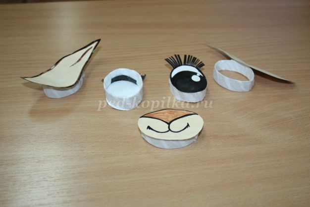 Овечка из бумажных цветов: часть 1