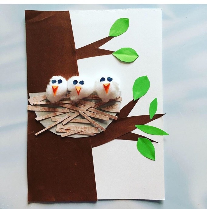 Птенчики в гнёздышке Птенчики в гнёздышке