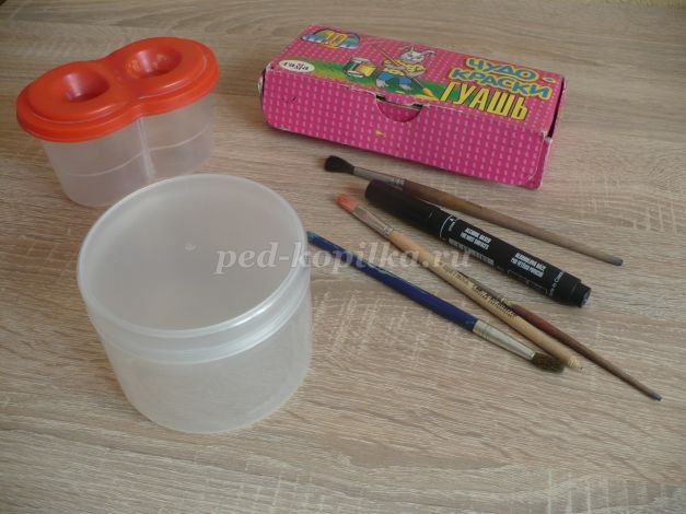 Роспись банки гуашью: часть 1 Роспись банки гуашью: часть 1