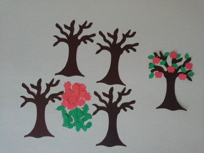 Аппликация "Времена года"