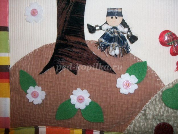 Развивающий коврик-панно "Времена года": мастер-класс, часть 4