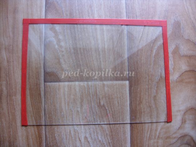 Пластилинография на стекле "Клубника": мастер-класс, часть 1