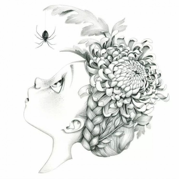 ​Раскраски-антистресс "Цветочные девочки"