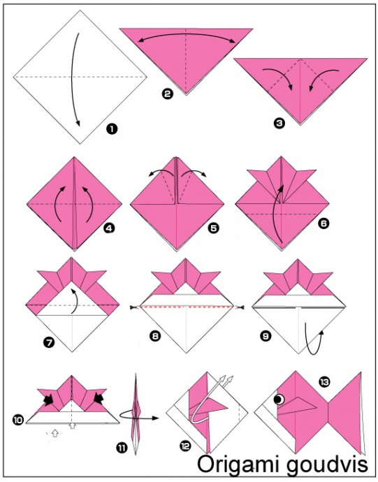​Рыбки оригами