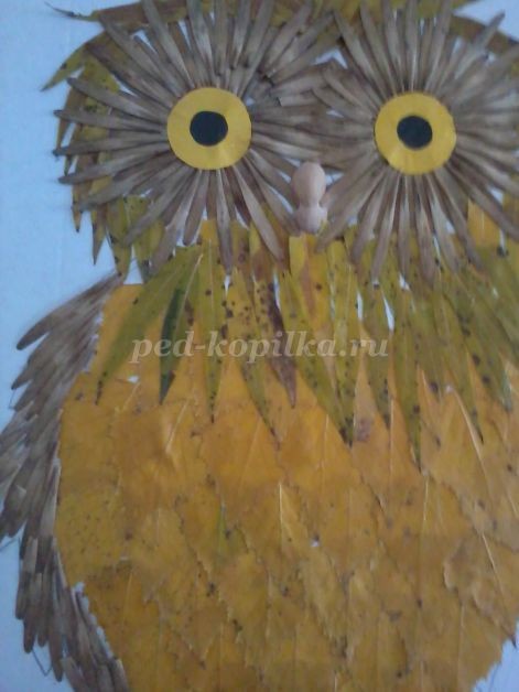 ​Совушка-сова из крылатки клёна: часть 2