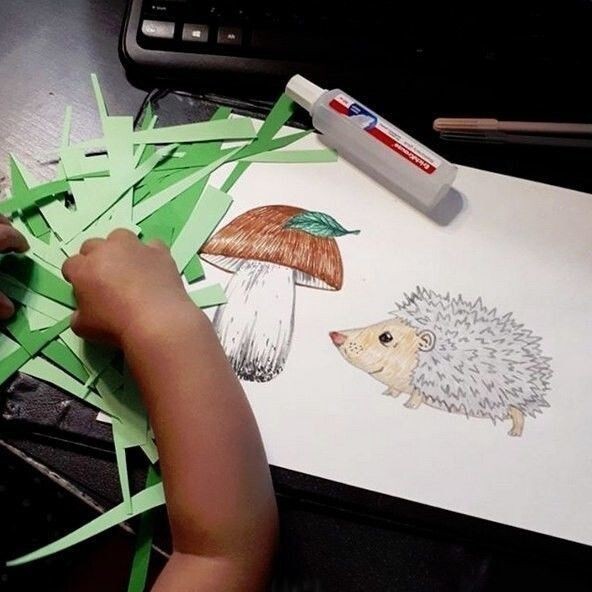 Спрятавшийся ёжик Спрятавшийся ёжик