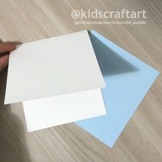 Детские новогодние поделки-открытки