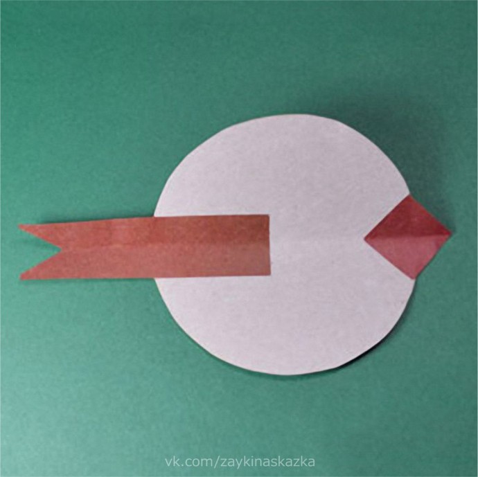 Птички из кружочков Птички из кружочков