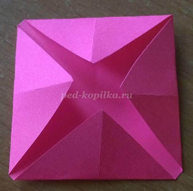 Пасхальная открытка в технике оригами: часть 1