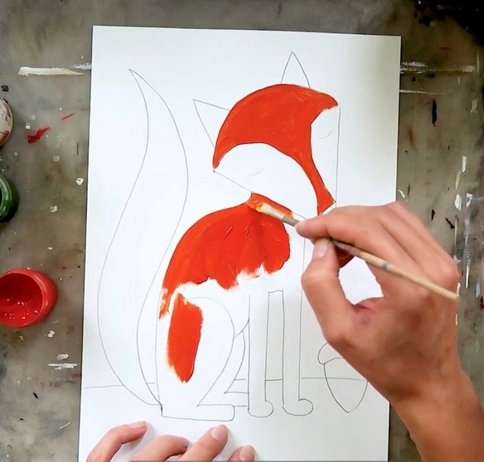 Осенняя лисичка Осенняя лисичка