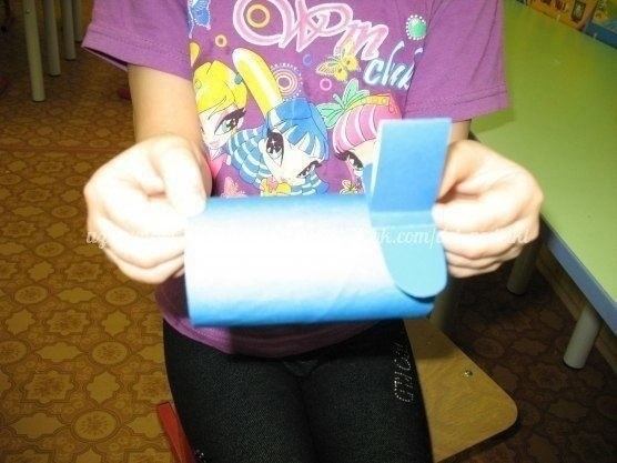 Самолётик из картонных втулок Самолётик из картонных втулок