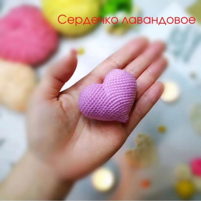 Сердечки из пряжи Сердечки из пряжи