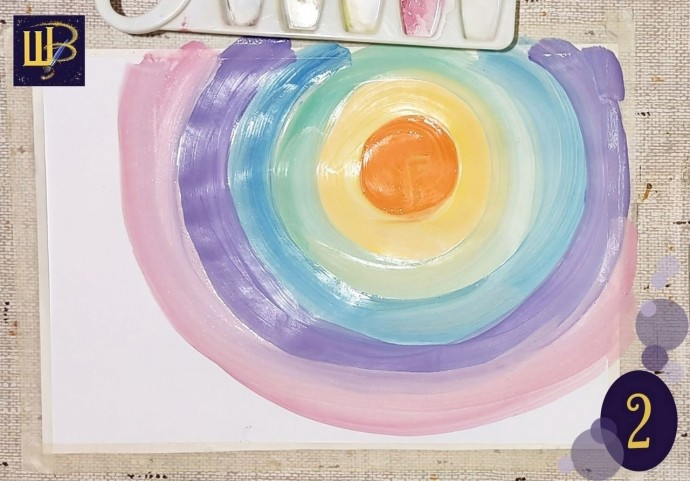 Зимний лес на закате