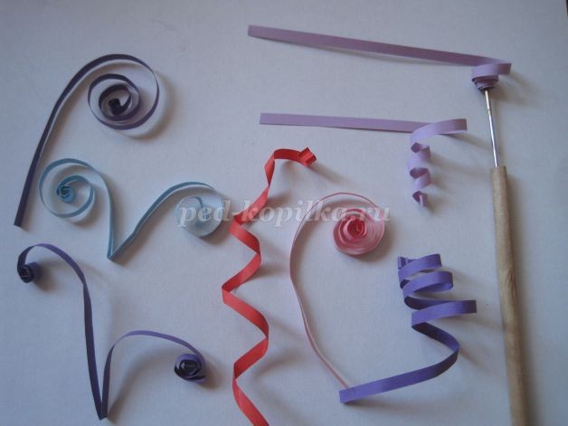 Цветы в вазе в технике квиллинг: часть 3